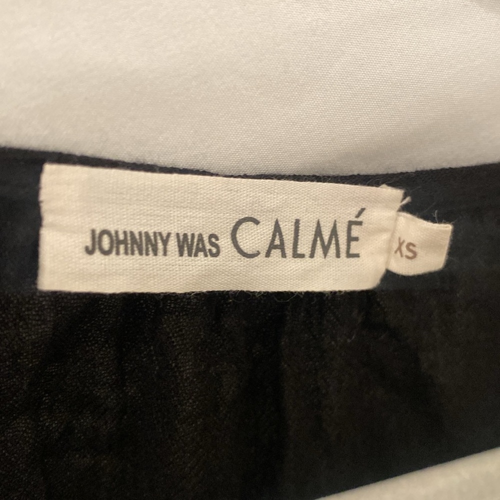Johnny Was Calme Cold Shoulder Blouse Xs swim cover up - Picture 3 of 6